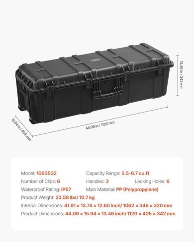Vevor Weatherproof Hard Case in Saudi Arabia