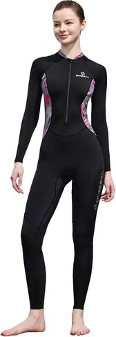 Dive Skin Full Body for Women Men Youth Rash Guard Swimsuit Wetsuit Skin Front Zipper UV Protection One Piece Bathing Suit for Diving Surfing Snorkeling Spearfishing Skin in Kuwait