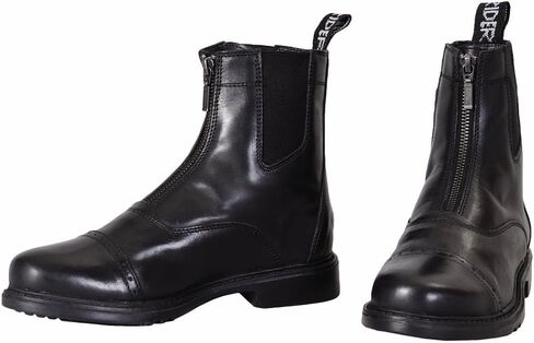 TuffRider Men's Barouque Front Zip Paddock Boots with Metal Zipper in Saudi Arabia