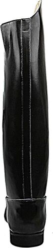 Mens Man Decent Dress Dressage Boots Pull On Riding English Equestrian Black in Saudi Arabia