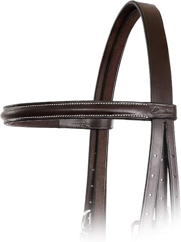 Exion Traditionally Hunter Bridle with Laced Reins | Premium Leather English Bridle for Horses | Jumping Snaffle Bridle | Equestrian Tack for Show Ring, Schooling & Training in Saudi Arabia