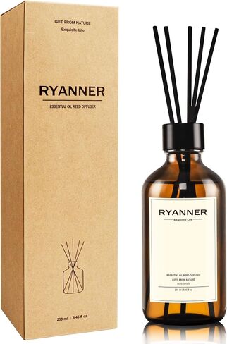 Reed Diffuser Set,8.45oz Long-Lasting Ocean Breeze Scent Diffuser with Sticks,Reed Diffuser for Bathroom Shelf Decor,Air Freshener for Bathroom,Home,Office Decor|Gifts for Men&Women in Saudi Arabia