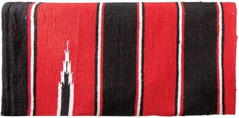 Dura-Tech Western Navajo Saddle Blanket for Horses 32x34 | Vibrant Navajo Design | Ideal Over Protective Pad | Lightweight | Low Bulk | Machine Washable in Saudi Arabia