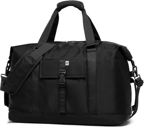 SUNNY BIRD Duffel with Utility Pouch, 40L Weekender Overnight Bag with Shoe Compartment for Travel and Sports (Blue) in Saudi Arabia