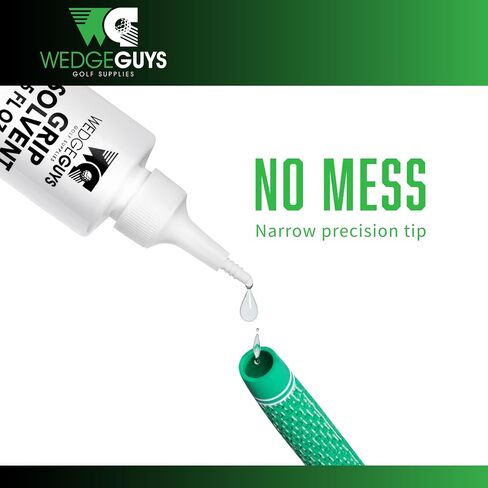 Wedge Guys Professional Golf Grip Tape Solvent for Regripping Golf Clubs | Golf Grip Solvent Solution for Easy Regripping and Golf Club Repair | in Saudi Arabia