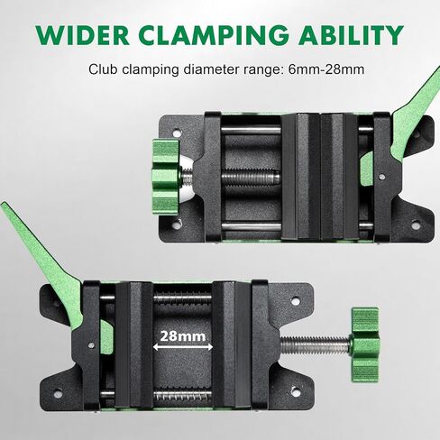 Golf Club Regripping Pro Kit Aluminum Vise Clamp Quick Release Golf Shaft Vice Clamp Home Vise Clamp Golf Grip Removal Tool in Saudi Arabia