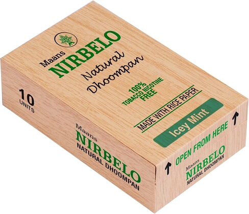Herbal Blend, Tobacco and Nicotine Free, Nature's Alternative, Clove Mint Flavor, Pack of 1-10 Pieces in Saudi Arabia