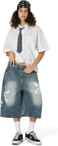 Aelfric Eden Mens Button Down Shirts Oversized Unisex Plaid Tie Short Sleeve Shirt Casual Summer Tops in Saudi Arabia