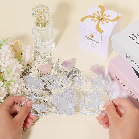 يموت Globleland Lily of the Valley Cutting لـ DIY Scrapbooking Snowdrops Cut Dies Spring Flowers Die Cuts لصنع البطاقات. in Kuwait