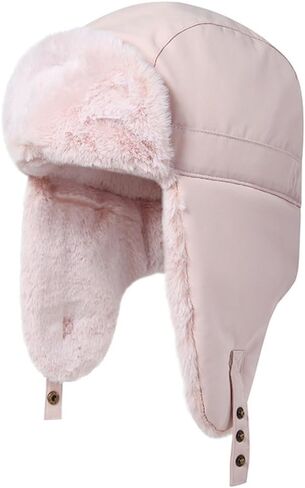 Winter Warm Hat Men's and Women's Outdoor Thunder Front Hat Cold Resistant Plush Thickened Ear Protection Ski Hat in Saudi Arabia