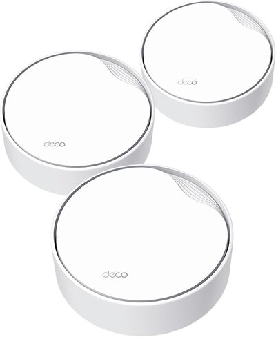 TP-Link Deco AX3000 Poe Mesh WiFi (DECO X50-POE) ، شبكة WIFI 6 سقف/جدار ، لاستبدال جهاز توجيه WiFi ، نقطة الوصول ومدى الموسع ، منافذ POE ، 2 منافذ POE (1 × 2.5G ، 1 X Gigabit ) ، 1 حزمة in Kuwait