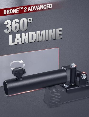 Major Fitness Drone2 Advanced Training Smith Machines-رف القرفصاء الصالة الرياضية المنزلية مع مجموعة بكرة الألومنيوم وبار الوزن وأنظمة LAT المزدوجة وآلة كروس الكابلات للتدريبات الكاملة للجسم in Kuwait