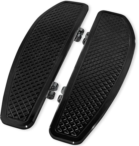 Anti-Slip Chrome Stretched Driver Rider Floorboards Foot Board For Harley Touring/Road King/Road Glide/Street Glide/Electra Glide/Ultra 1986-2023, Softail 1986-2017 in Saudi Arabia