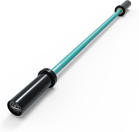 LIONSCOOL Premium 4ft/4.9ft/6ft Barbell for Strength Training and Olympic Weightlifting, 2 Inch Bar for Squats, Curls, Deadlifts, Presses, Hip Thrusts, 350lbs/500lbs/700lbs Weight Capacity in Saudi Arabia