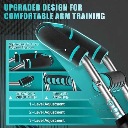 2025 Pro Twister Arm Trainer ، Bar Twister Power القابل للتعديل ، معدات تمرين ذراع الكتف ، آلة اللياقة في الجزء العلوي من الجسم القابلة للفصل للمنزل والصالة الرياضية in Kuwait
