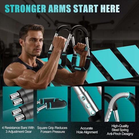 2025 Pro Twister Arm Trainer ، Bar Twister Power القابل للتعديل ، معدات تمرين ذراع الكتف ، آلة اللياقة في الجزء العلوي من الجسم القابلة للفصل للمنزل والصالة الرياضية in Kuwait