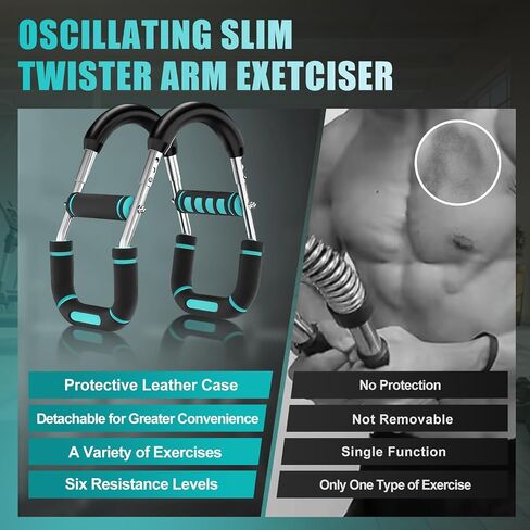2025 Pro Twister Arm Trainer ، Bar Twister Power القابل للتعديل ، معدات تمرين ذراع الكتف ، آلة اللياقة في الجزء العلوي من الجسم القابلة للفصل للمنزل والصالة الرياضية in Kuwait