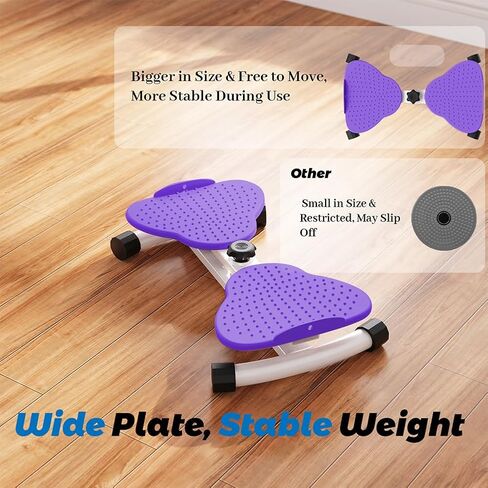 Exercise Twist Boards,Waist Twister Machine Exercise,Balance Board for Foot Massage and Weight Loss(Pink) in Saudi Arabia