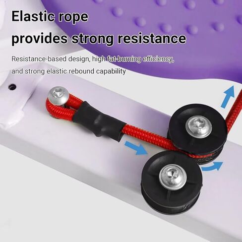 Exercise Twist Boards,Waist Twister Machine Exercise,Balance Board for Foot Massage and Weight Loss(Pink) in Saudi Arabia