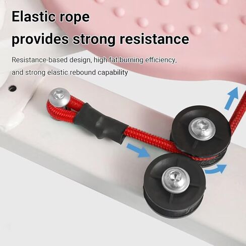 Exercise Twist Boards,Waist Twister Machine Exercise,Balance Board for Foot Massage and Weight Loss(Pink) in Saudi Arabia