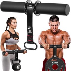 Fitbeast Lurearm Strengthener & Wrist Roller Lurearmermary - مدرب قوة الساعد القابل للتعديل مع مقابض قبضة مكافحة للانزلاق كثيفة ، مثالية لزيادة قوة قبضة وبناء العضلات in Kuwait