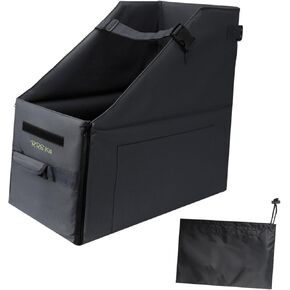 Folding Bike Storage Box,Bicycle Organizer Carrying Car Trunk Container Travel Case with Dust Cover for Trip,Cycling,Outdoor in Kuwait