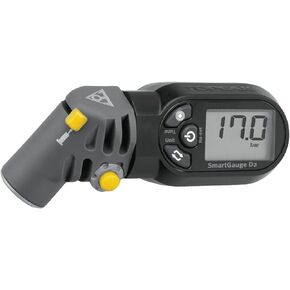 Topeak SmartGauge D2 Digital Tyre Pressure Gauge - Presta/Schrader متوافق ، 250 رطل/17 بار ، قارئ ضغط الهواء الدقيق مع شاشة LCD للدراجات والدراجات النارية والمعدات الرياضية in Kuwait