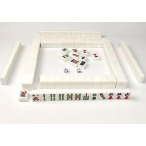 منزل السفر في الهواء الطلق Mini Mahjong Imitation Jade Color (30 * 14 * 10mm) in Kuwait