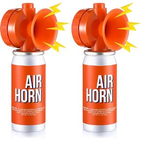 Air Horn 1.4oz, 122dB Loud Air Horns for Safety, Heard Up to 1/2 Mile Away, Small Boat Marine Horn Can, Meet US Coast Guard, Emergency Use for Marine Boating in Saudi Arabia