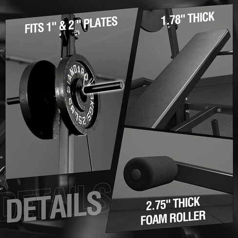 Mikolo 8 في مقعد الوزن الأولمبي واحد مع امتداد الساق وحليقة الساق ، مجموعة مقاعد البدلاء متعددة الوظائف مع وسادة تجعيد الدعاة وذبابة الصدر ، معدات تدريب قوة الكامل للجسم in Kuwait