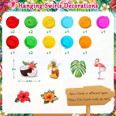 165PCS Hawaiian Luau Party Decoration, Tropical Themed Supplies with Balloons, Aloha Birthday Party Decor, Summer Beach Pool Party Supplies in Kuwait