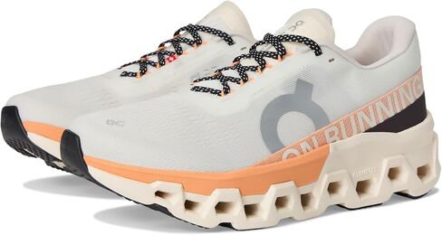 On Women's Cloudmonster 2 Running Shoes, Undyed/Flame, 7.5 US in Saudi Arabia