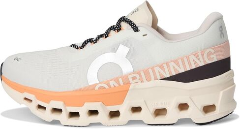 On Women's Cloudmonster 2 Running Shoes, Undyed/Flame, 7.5 US in Saudi Arabia