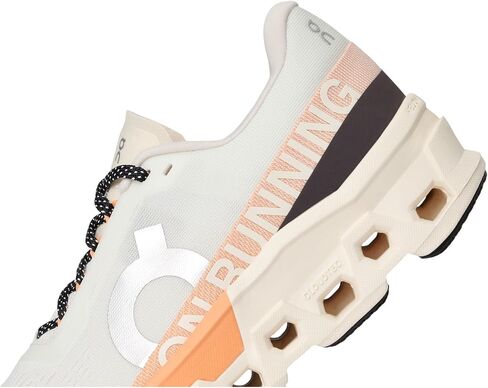 On Women's Cloudmonster 2 Running Shoes, Undyed/Flame, 7.5 US in Saudi Arabia