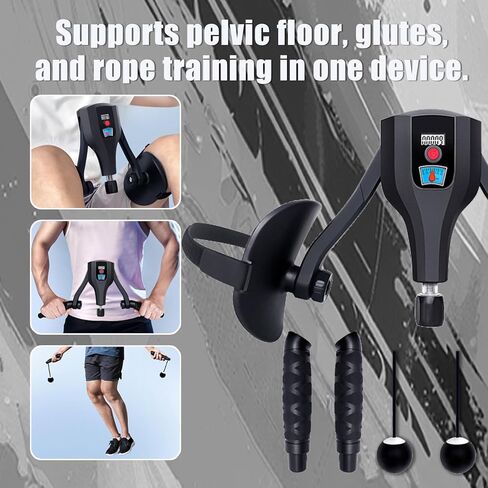 Thigh Trainer 0-132 lbs Adjustable Resistance Pelvic Floor Muscle Kegel Exerciser, Thigh Exerciser & Booty Trainer for Women & Men, Pelvic Floor Exercise Workout Machine in Saudi Arabia