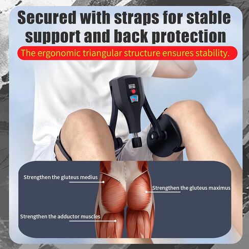 Thigh Trainer 0-132 lbs Adjustable Resistance Pelvic Floor Muscle Kegel Exerciser, Thigh Exerciser & Booty Trainer for Women & Men, Pelvic Floor Exercise Workout Machine in Saudi Arabia