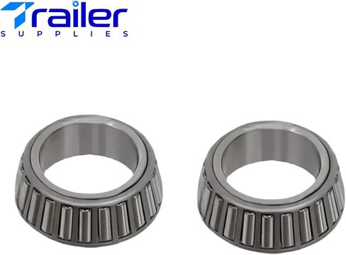 2 Sets Trailer Supplies 8000 lbs Bearing Kit – Fits #42 Spindle – 25580/02475 Bearings, 25520/02420 Races, 10-225 Seal, 2.72" Dust Caps w/Extra Plugs, Cotter Pins, Washers in Saudi Arabia