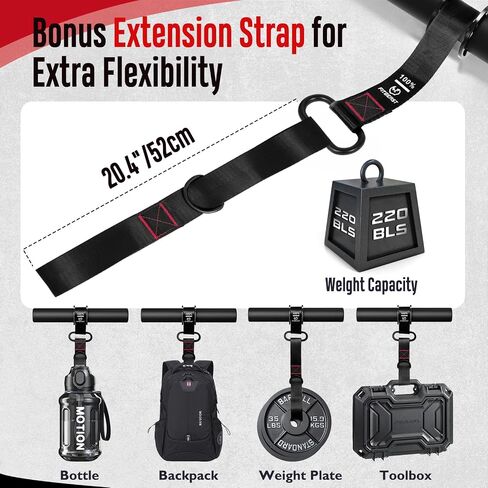 Fitbeast Lurearm Strengthener & Wrist Roller Lurearmermary - مدرب قوة الساعد القابل للتعديل مع مقابض قبضة مكافحة للانزلاق كثيفة ، مثالية لزيادة قوة قبضة وبناء العضلات in Kuwait