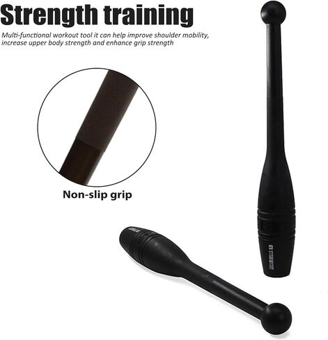 2Pcs Indian Clubs 1 Lb Workout Reusable Weighted Club for Exercise Tight Grip Weighted Bars Heavy Duty Plastic for Gym, Fitn in Kuwait