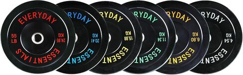 2-Inch Olympic Bumper Plates, Perfect Weight Plates for Weightlifting and Strength Training, Multiple Weights Available in Kuwait