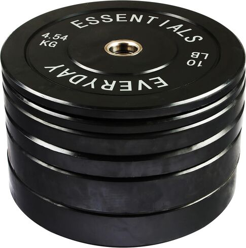 2-Inch Olympic Bumper Plates, Perfect Weight Plates for Weightlifting and Strength Training, Multiple Weights Available in Kuwait