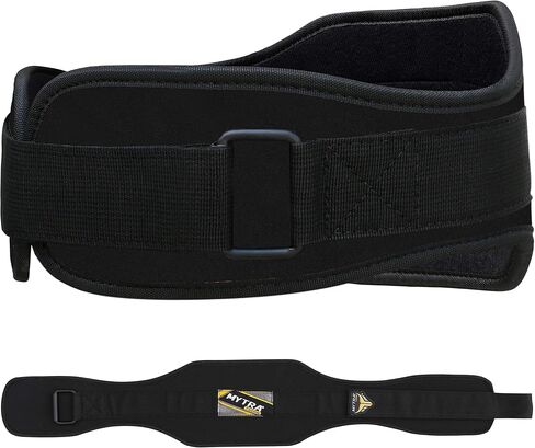 Mytra Fusion N7 6 Inch Weight Lifting Belt, Exercise Belt, Fitness Belt for Gym Training, Body Building, Weight Training & Powerlifting in Kuwait