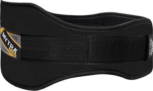 Mytra Fusion N7 6 Inch Weight Lifting Belt, Exercise Belt, Fitness Belt for Gym Training, Body Building, Weight Training & Powerlifting in Kuwait