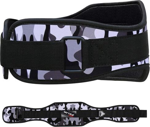 Mytra Fusion N7 6 Inch Weight Lifting Belt, Exercise Belt, Fitness Belt for Gym Training, Body Building, Weight Training & Powerlifting in Kuwait