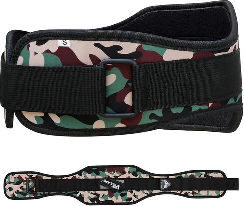 Mytra Fusion N7 6 Inch Weight Lifting Belt, Exercise Belt, Fitness Belt for Gym Training, Body Building, Weight Training & Powerlifting in Kuwait