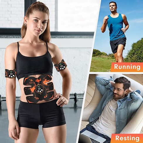 حزام اللياقة البدنية ، محفز ABS كامل الجسم AB/ARM/HIP Trainer ABS Trainer أحزمة التنغيم الإلكترونية معدات التمرين المنزلية للبطن/الخصر/الساق/الذراع/الفخذ in Saudi Arabia