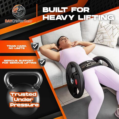 حزام دفع الورك للأوزان ، الدمبلز و Kettlebells - معدات تجريب Glute الشاقة للخدمة للوحات التي تصل إلى 300 رطل ، مع أشرطة مكافأة للانخفاضات وحزام القرفصاء للمنزل والصالة الرياضية in Saudi Arabia