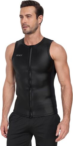 kmt wetsuit سترة رجال ، وجروح بلا أكمام ترقية cr neoprene بدلة رطبة 2 مم للرياضة المائية التجديف بالتجول في ركوب الأمواج الغطس الغطس in Kuwait
