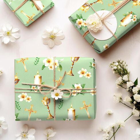 JarThenaAMCS Forest Animal Wrapping Paper -Not Roll- Woodland Gift Wrap Paper Folded Flat DIY Craft Paper for Birthday Baby Shower Party Favors Supplies, 19.7 x 27.6 Inch, 8 Sheet in Saudi Arabia