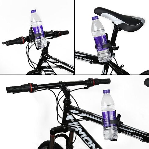 Accmor 2 Pack Bike Water Bottle Holders No Screws, Universal Bike Cup Holder, 360 Degree Rotatable Bike Water Bottle Cage, Water Bottle Holders for Kids Bike Adult Bike in Kuwait